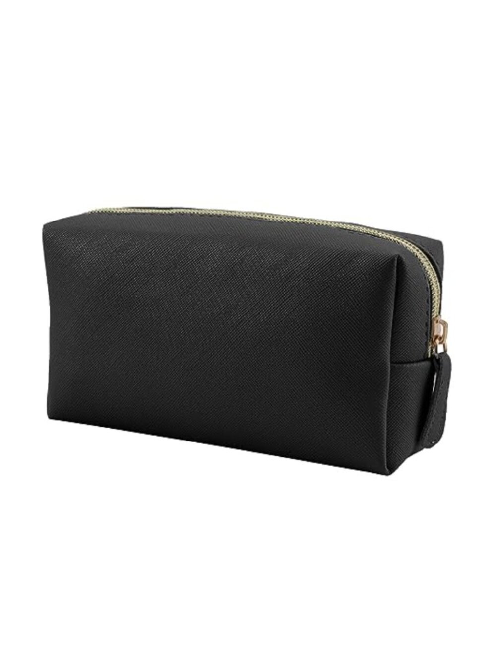 Small Waterproof PU Leather Cosmetic Bag Zipper Travel Makeup Pouch Organizer